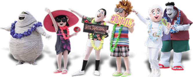 Mascot costumes created for film premier Cannes