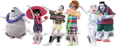 Mascot costumes created for film premier Cannes