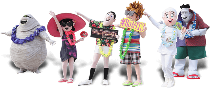 Mascot costumes created for film premier Cannes